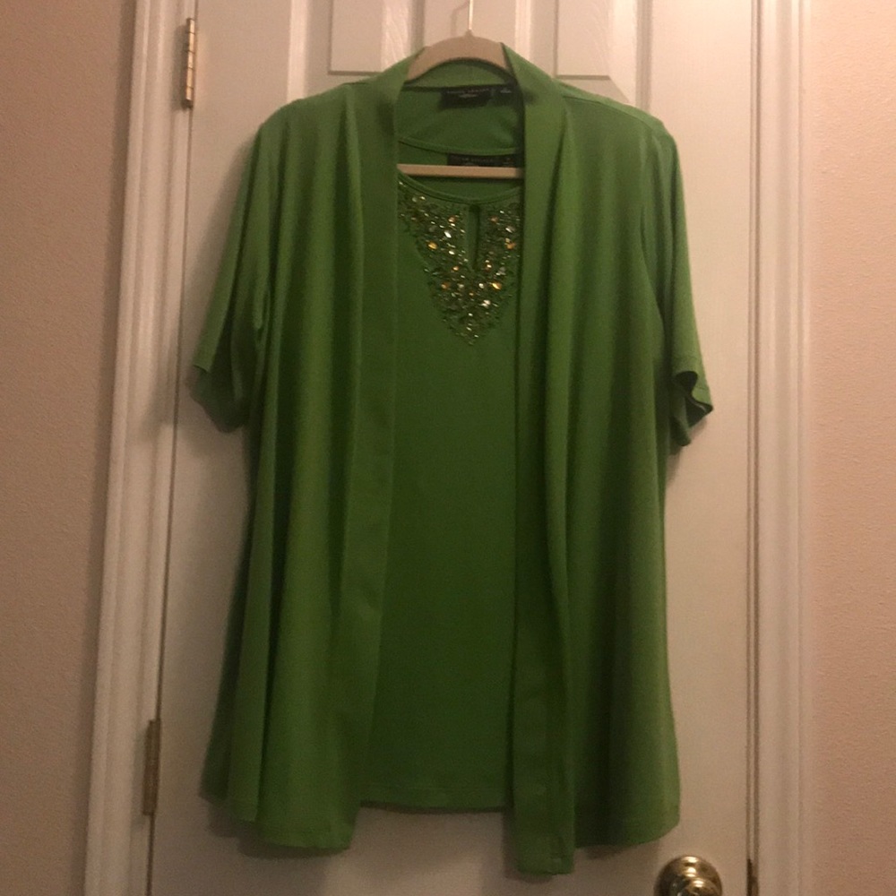 2 piece green set